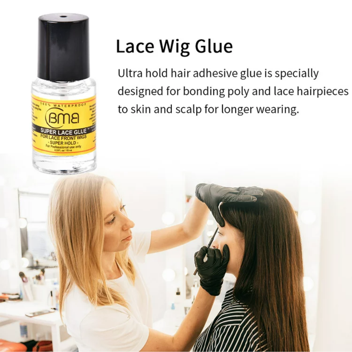 Pegante para extensiones o pelucas Super Hold Bonding para encaje frontal invisible 15 ml Comprar en tienda onlineshoppingcenterg Colombia centro de compras en linea osc1